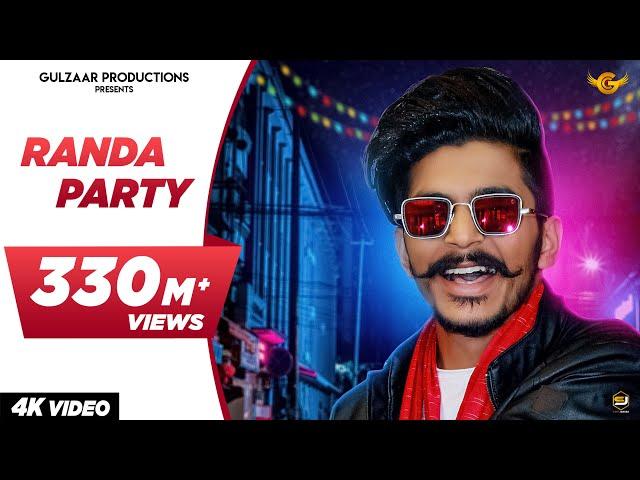 GULZAAR CHHANIWALA - RANDA PARTY ( Official Video ) | Haryanvi Song 2020