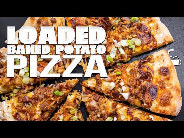 LOADED BAKED POTATO PIZZA...SOUNDS A BIT WEIRD BUT WOW!  | SAM THE COOKING GUY