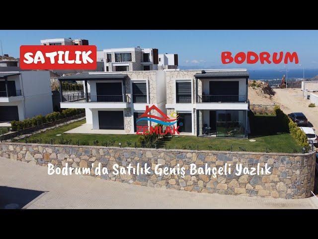BODRUM'DA SATILIK DENİZ MANZARALI YAZLIK (Bodrum'da Satılık Bahçeli Yazlık Daire)