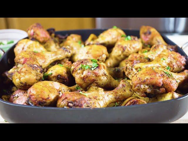 Make this Tasty Lemon Garlic Chicken Drumsticks with Potatoes | Chef D Wainaina