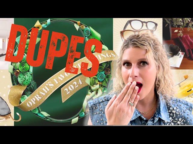 Top 20 DUPES of Oprah's Favorite Things 2024!