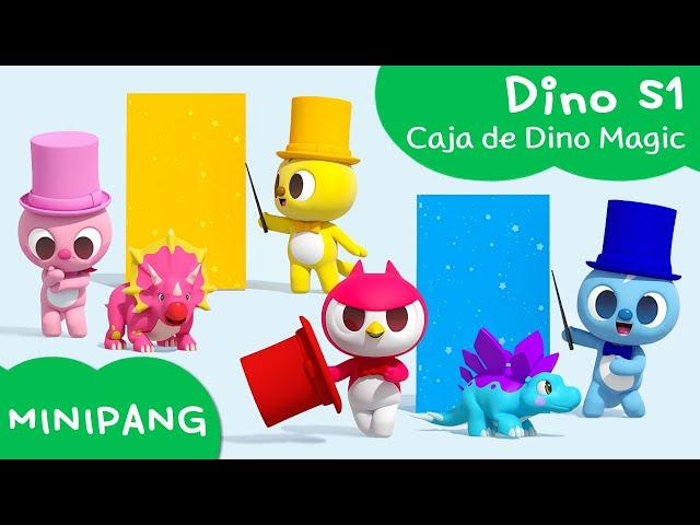 Aprende las colores con MINIPANG | dino S1 | Caja de Dino Magic | MINIPANG TV 3D Play