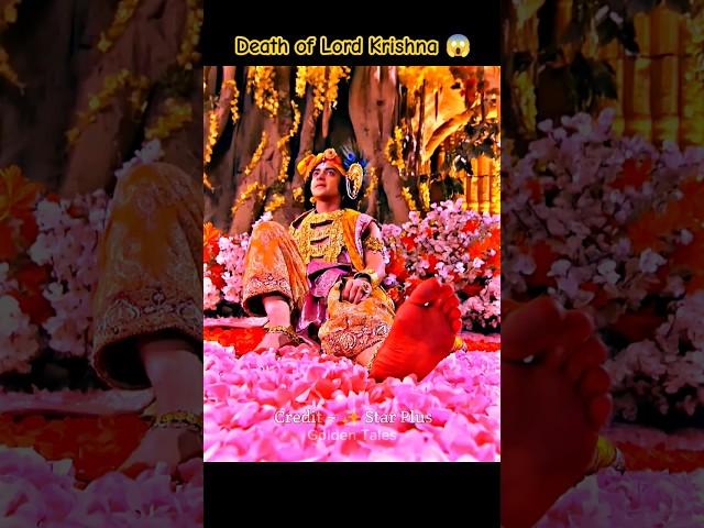 Death of Lord Krishna  #shorts #radhakrishna