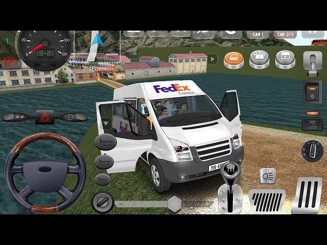 New Hot Map Ford Transit FedEx Driving! Minibus Simulator Vietnam - Bus Game Android Gameplay