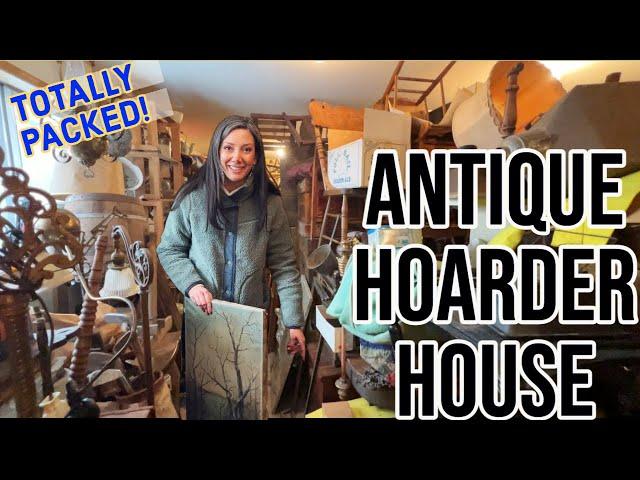 Tour An Estate Sale of a Major Antique Collector - House Hoarded - Full of Vintage Decor  #trending