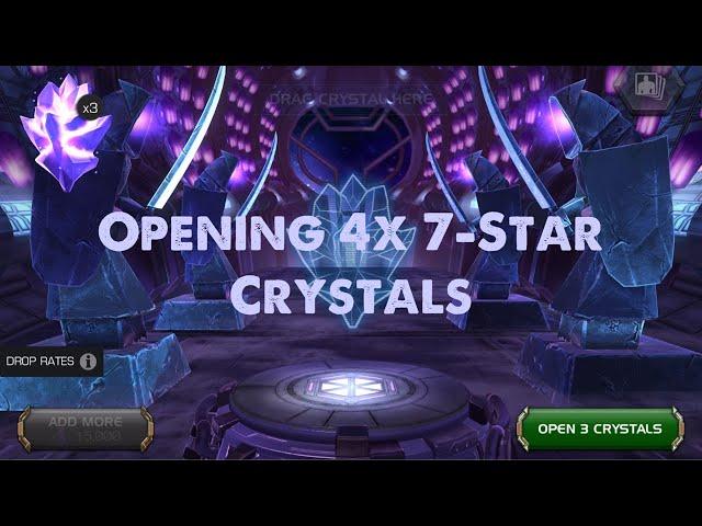 Opening 4x 7-Star Crystals...MCOC