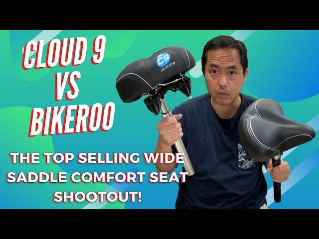 Best Oversized E-bike Seat Comparison Cloud9 vs Bikeroo! Two top selling comfort seats side by side