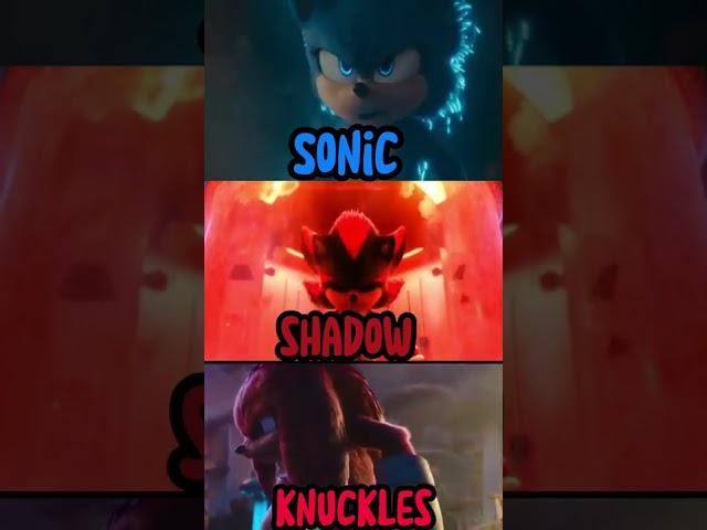 Sonic Vs Shadow Vs Knuckles Who is stongers