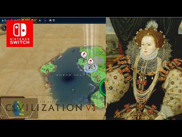 Civilization VI Deity On Switch | Elizabeth I - Part 1 --- Liz And Her Sisters (Switch)