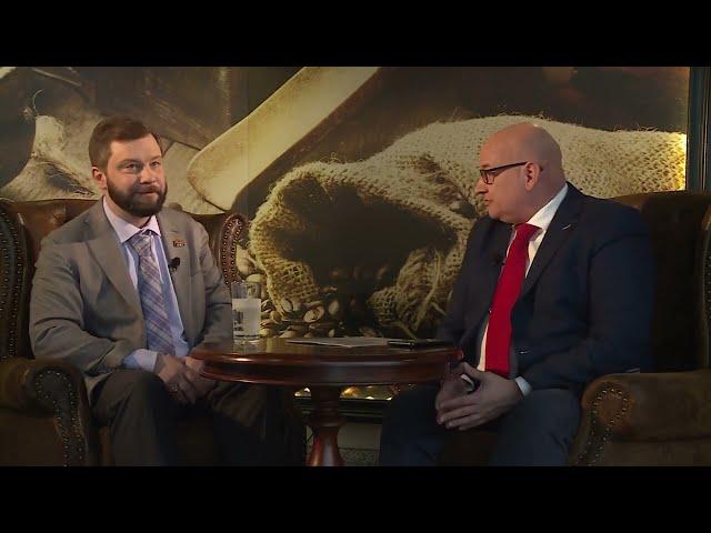 Polish TV Republika with Mike Calamus  Candidate for Euro elections