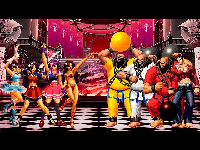 [KOF Mugen] Athena Asamiya Team vs Chang Koehan Team