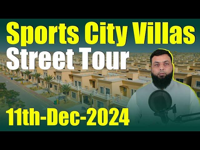 Sports City Villas Latest Street Tour| Prices Updates Of Sports City Villas| 350 SQ Yard Villas