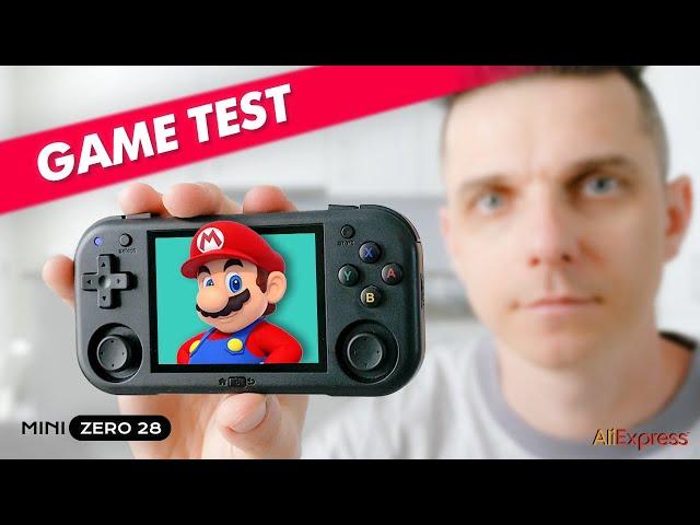 AMPOWN MagicX Mini Zero 28 Retro Game Test