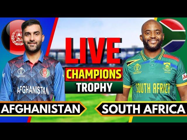 Afghanistan vs South Africa, Champions Trophy 2025 | Live Cricket Match Today | AFG vs SA CT Match