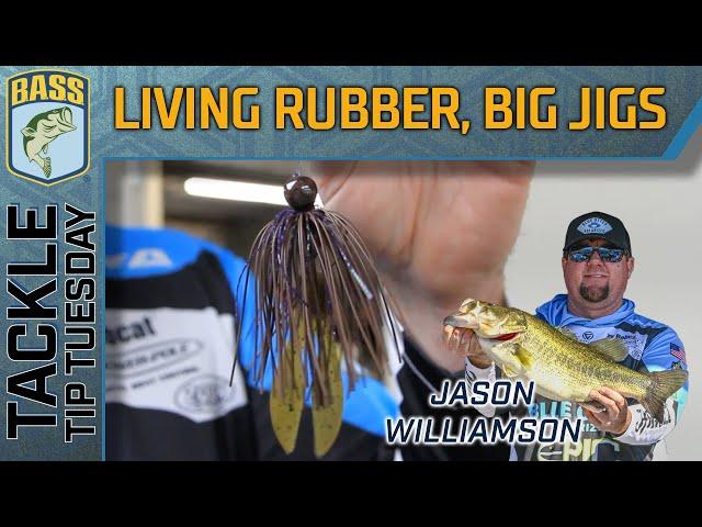 Falling water temps call for a LIVING RUBBER Big Jig