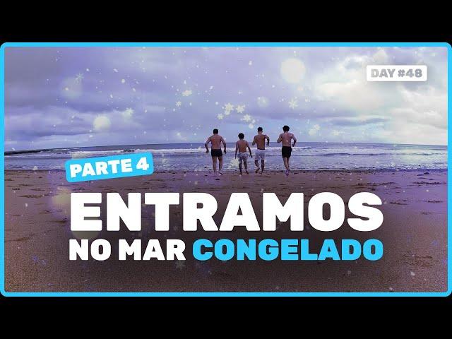 A praia mais gelada da Escócia (0°C) | PARTE FINAL - DAY #48 - Inglês com BeConfident