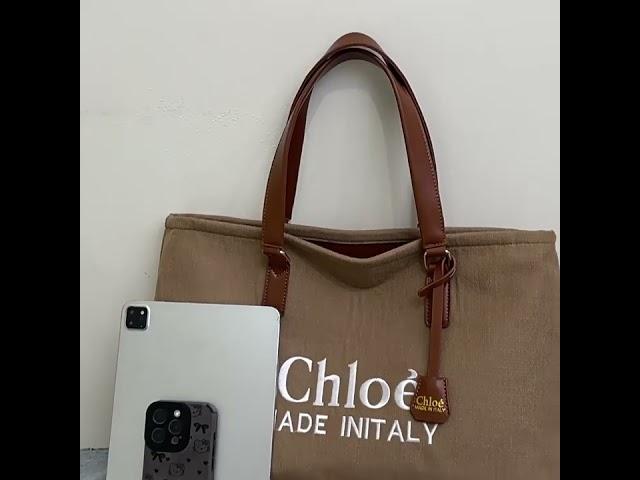 Chloe’大容量老花內襯手提包托特包