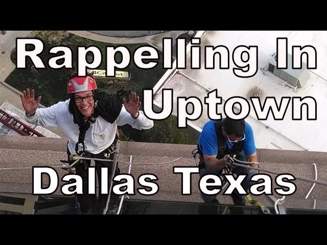 Rappelling Uptown Dallas