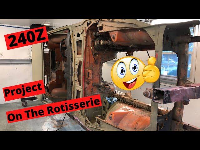 Datsun 240Z Project Episode 2 Rotisserie