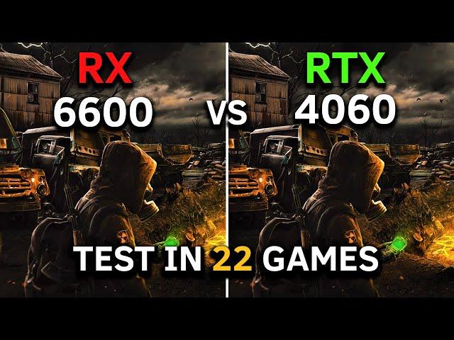 RX 6600 vs RTX 4060 | Test in 22 Games at 1080p | RYZEN 5 5600 | Late 2024