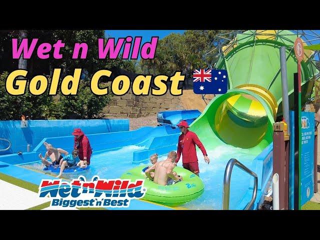 Water Slide Rides at Wet n Wild Gold Coast  