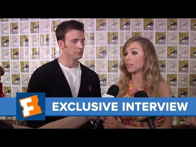 Chris Evans Scarlett Johansson Comic-Con 2013 Exclusive Interview | Comic Con | FandangoMovies