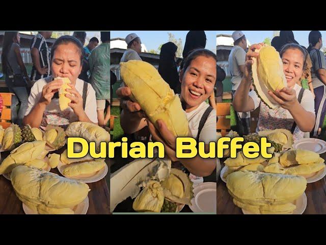 Durian and bbq buffet in Thailand