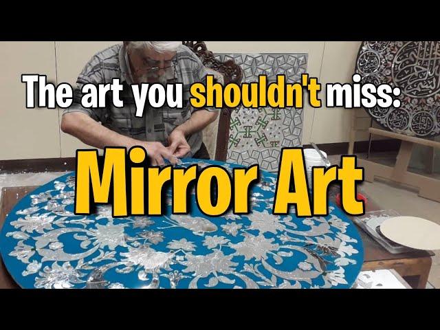 Persian Mirror Art,briliant and shiny traditional handicraft