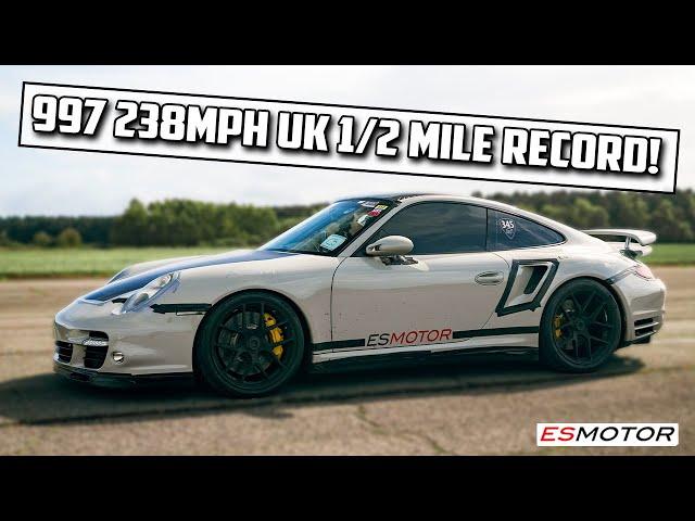 WORLDS FASTEST PORSCHE SETS NEW 238 MPH UK RECORD!! #porsche #esmotoruk #porschelove #997