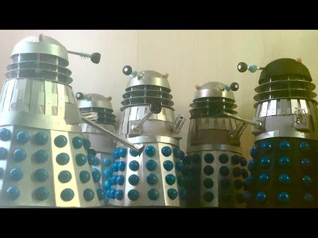 Scratchbuilt Articulated Dalek Figures (1965-67 Doctor Who)