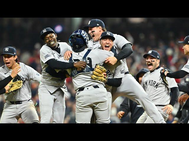 START SPREADING THE NEWS! The Yankees are HEADED TO THE WORLD SERIES! (Soto HR, first WS since 2009)