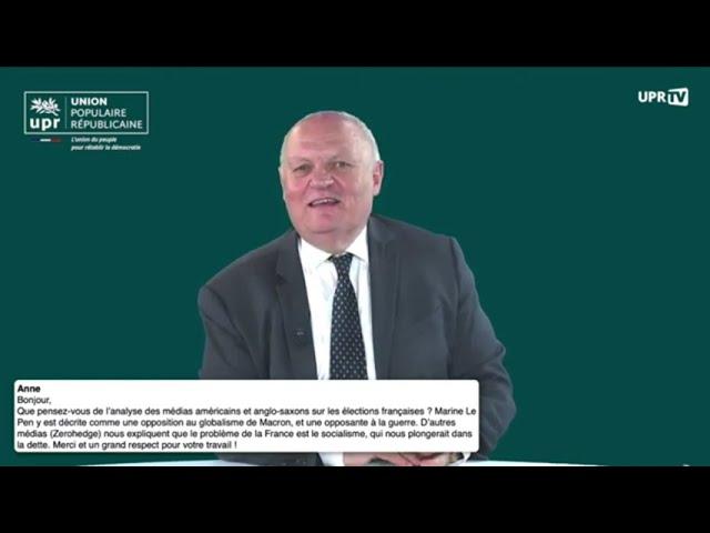 Ce que pensent les médias américains des élections françaises - François Asselineau