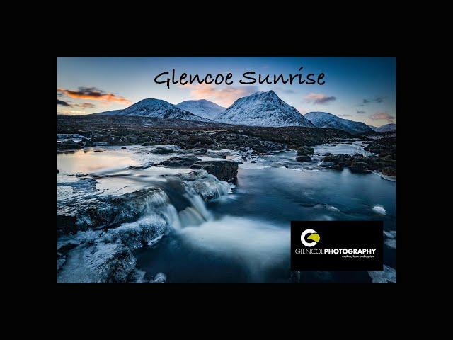 Winter Sunrise in Glencoe, Landscape Photography of the Scottish Highlands