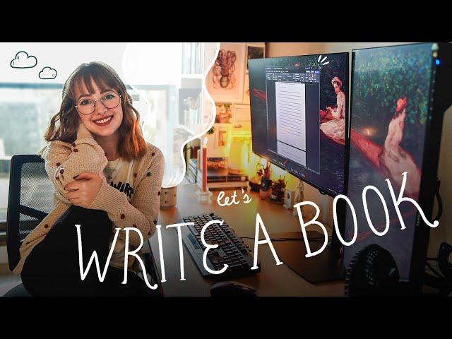 Let's start writing a new novel! ️ a cozy, productive vlog