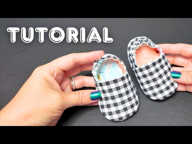 How to Make Baby Shoes with Pattern and Sewing Tutorial | 5 Sizes