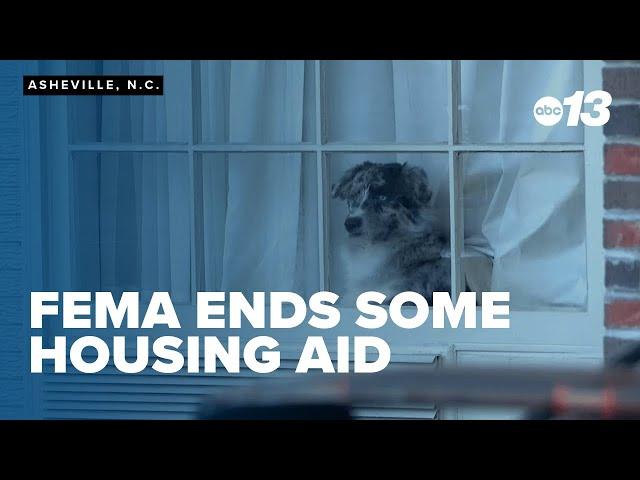 FEMA ends housing aid for some Helene survivors in WNC amid bitter winter