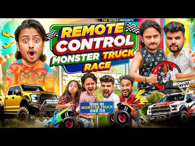 REMOTE CONTROL MONSTER TRUCK RACE || THE SHIVAM