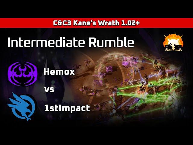 Kane's Wrath: Hemox (R17) vs 1stImpact (GDI) - Intermediate Rumble (1.02+)