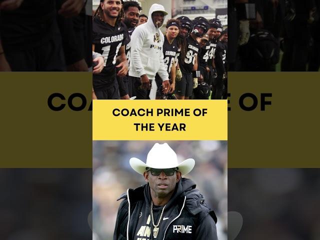 Coach Prime of the Year #collegefootball #primetime