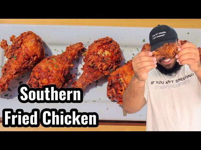 Extra Crispy Southern Buttermilk Fried Chicken | Comfort Food | Chef Alden B