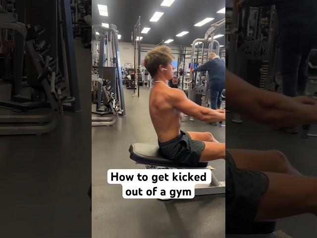 This got me kicked out of the gym #gym #gymfails #gymfail #fitnesslifestyle