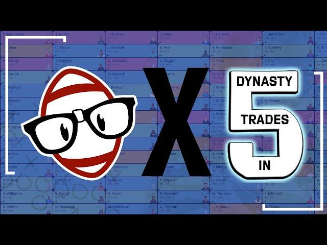 Dynasty Nerds and @DynastyTradesIn5 Talk Dynasty Fantasy Football