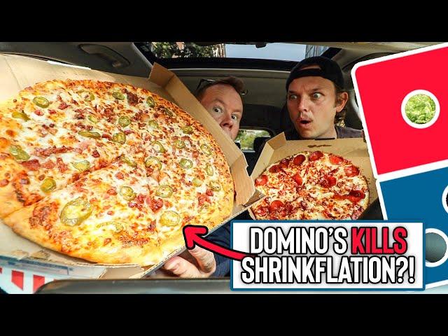 We Reviewed Domino's® MOREflation Pizza Deal To Kill Shrinkflation | *We Spent $17* 