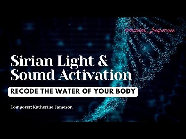 Recode The Water of Your Body | SOUND HEALING Light Language & Energy Activation
