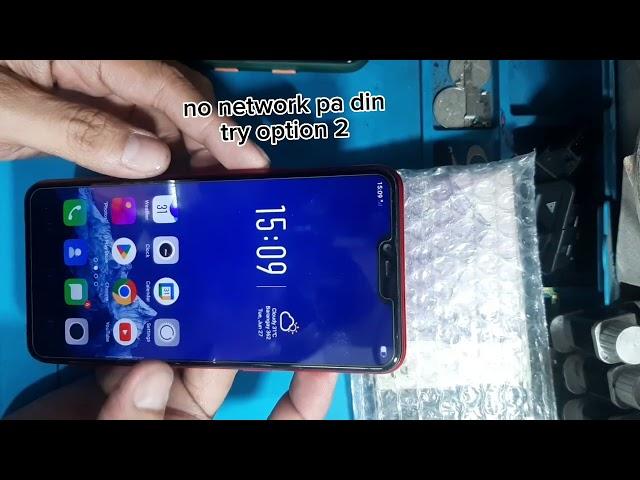 How To Fix Oppo a3s (CPH1803) No Network Problem.... (try my basic option)