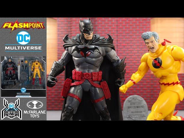 McFarlane DC Multiverse FLASHPOINT BATMAN & Reverse Flash PROFESSOR ZOOM 2-Pack Figure Review