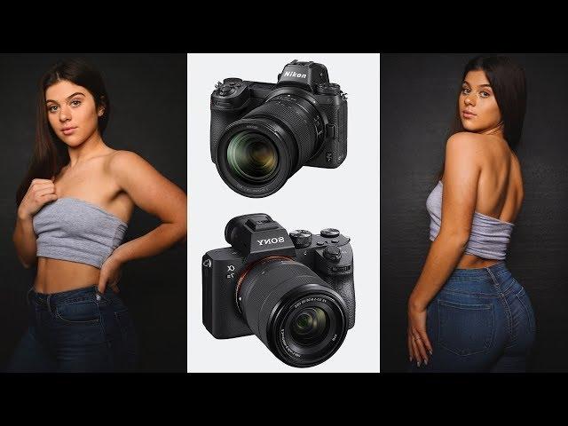  Live Nikon Z6 vs Sony A7III Studio Photography with RAW Files