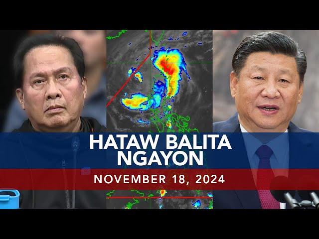 UNTV: Hataw Balita Ngayon | November 18, 2024