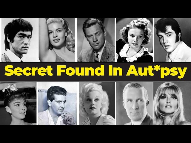 Sad Things Found In Old Hollywood Celebrity Aut*psy Reports And D**th Certificates