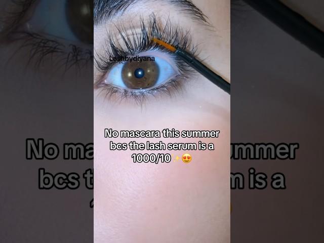 Lash Growth Hack That Actually Works!⏳ #lashes #eyelashserum #lashbydiyana